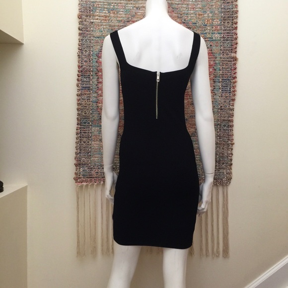 TRR Rag & Bone Black Fitted Square Back Dress XS - Picture 7 of 9